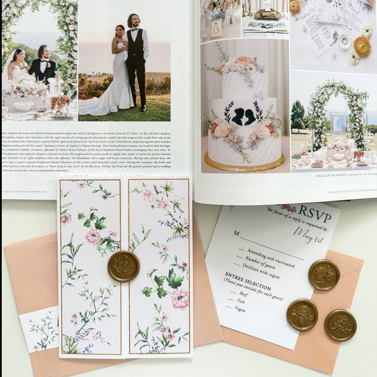 Bridgerton Inspired Menu Cards