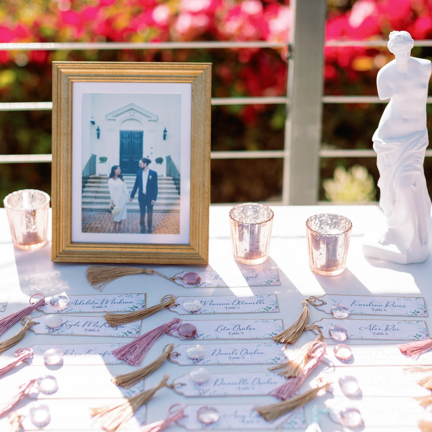 Bridgerton-Inspired Escort Cards