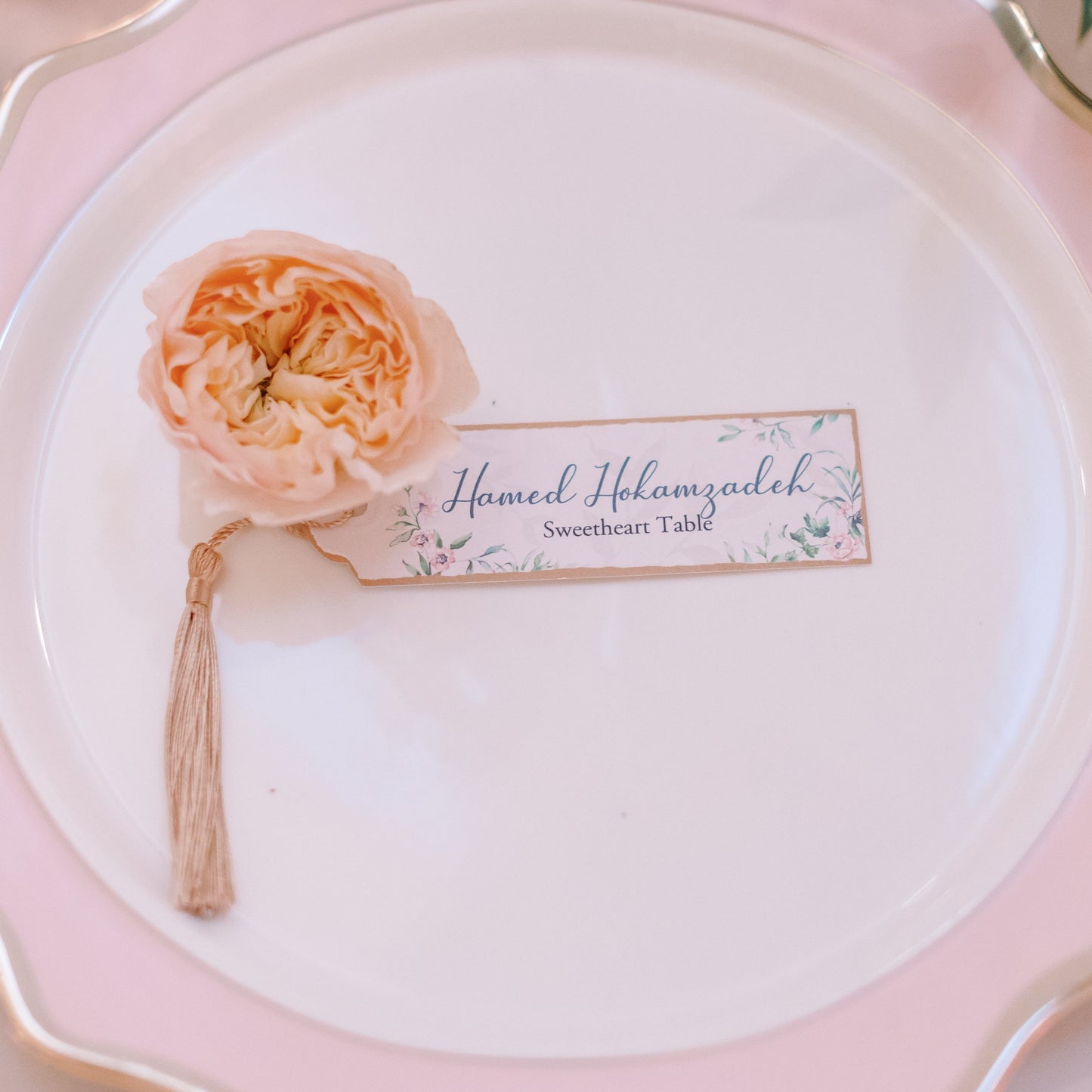 Bridgerton-Inspired Escort Cards