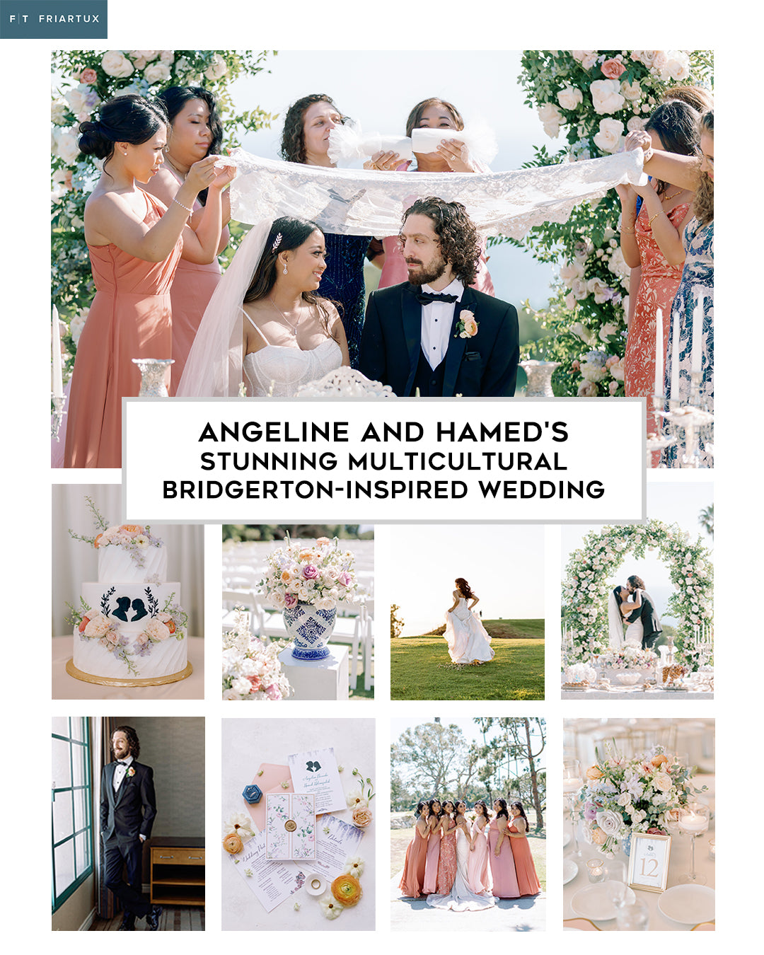 Bridgerton Inspired Wedding Invitation Suite