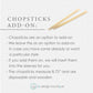 Romantic Floral Chopstick Sleeves