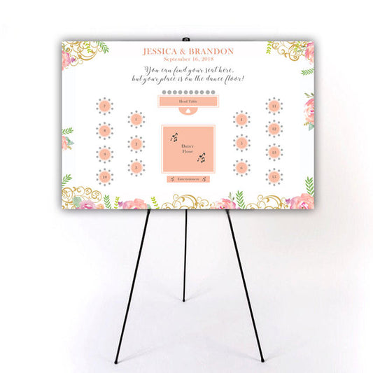custom wedding seating chart