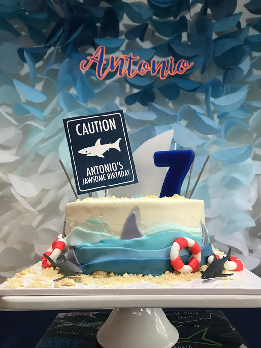 Shark Party Invitation and Party Bundle