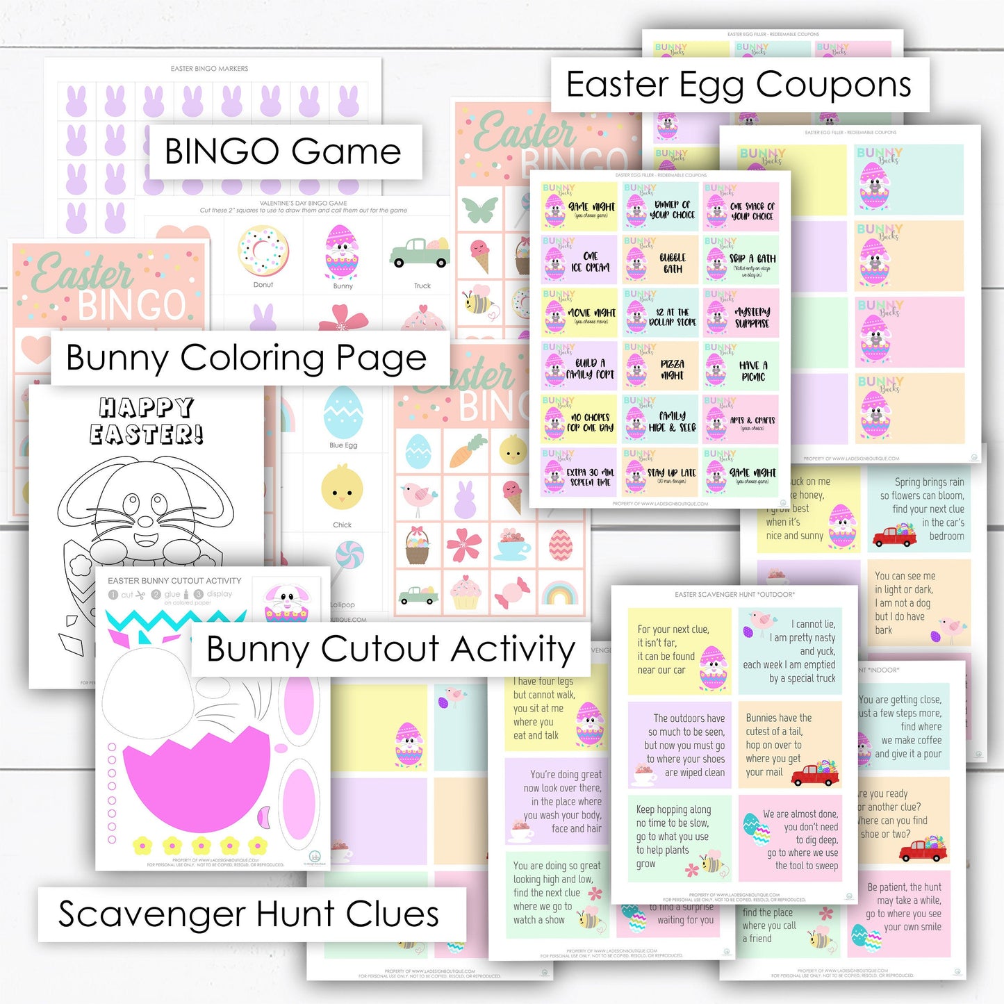easter activity printables