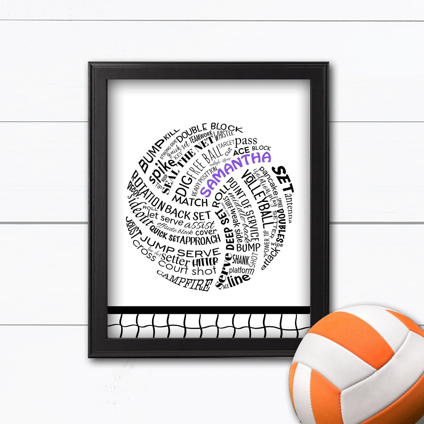 Personalized Volleyball Gifts, Volleyball Coach Gifts, Volleyball Gifts, Typography, Personalized Team, End of Season, Players Names, Sports