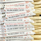 "Our Love was Instant" Instant Noodles Custom Chopstick Sleeves