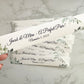 Personalized Wedding Chopstick Sleeves with Florals and Greenery