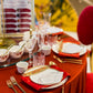 Fan Menu with Gold Tassel