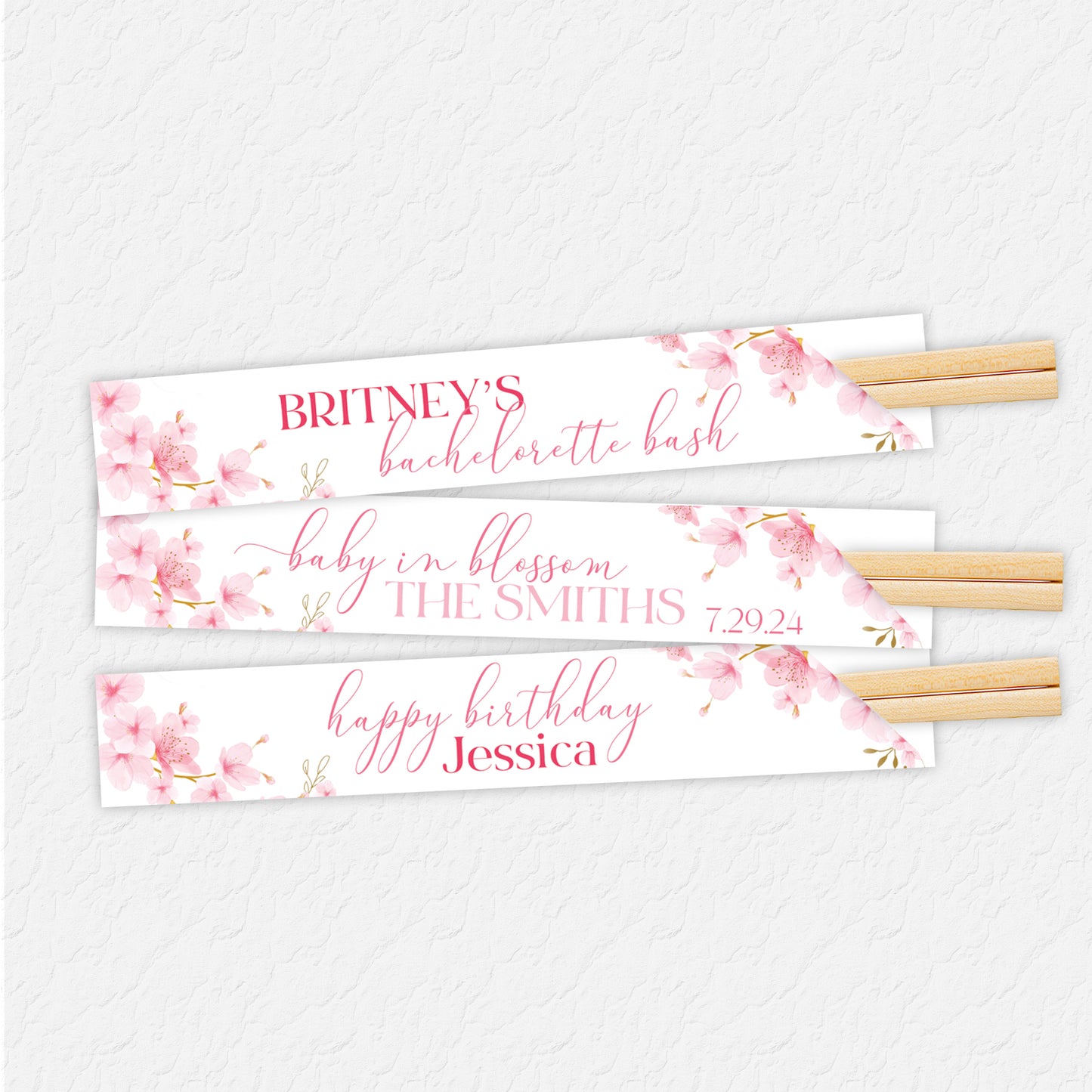 Pretty Blossoms Chopstick Sleeves