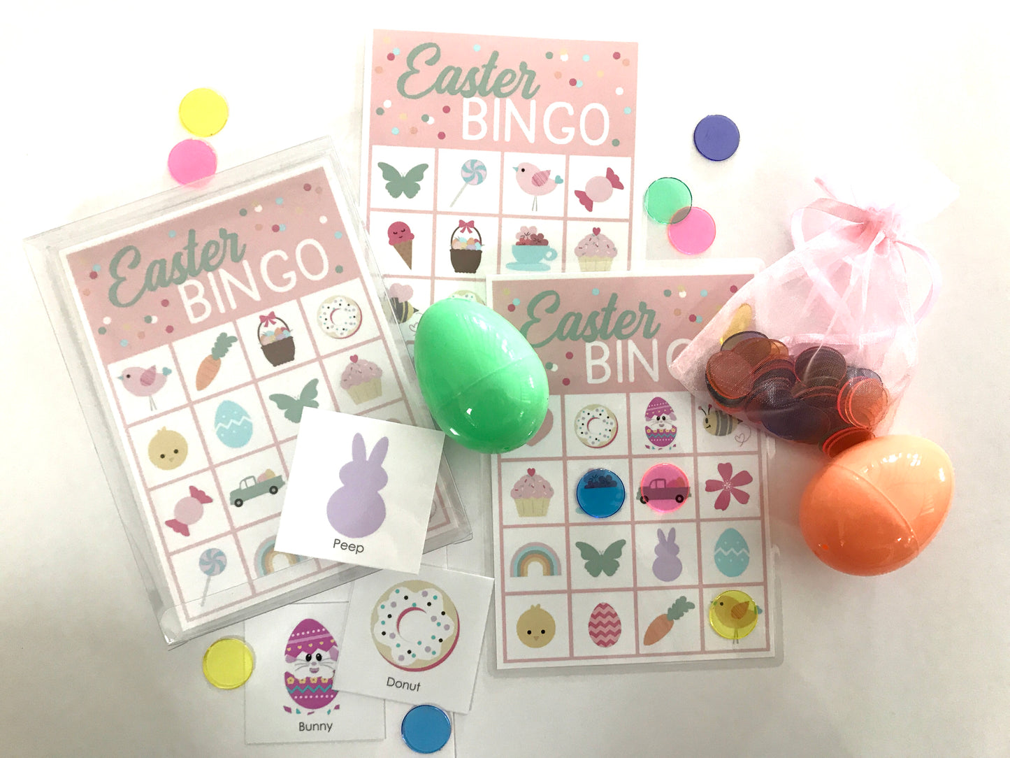 Easter Activity Kits for Kids with Bingo and Scavenger Hunt