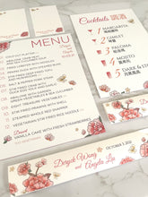 Load image into Gallery viewer, Lotus Blossom Asian Wedding Invitation Suite
