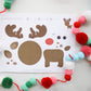 Christmas Cutout Activities for Kids with Santa, Elf, Snowman, and Reindeer