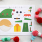 Christmas Cutout Activities for Kids with Santa, Elf, Snowman, and Reindeer