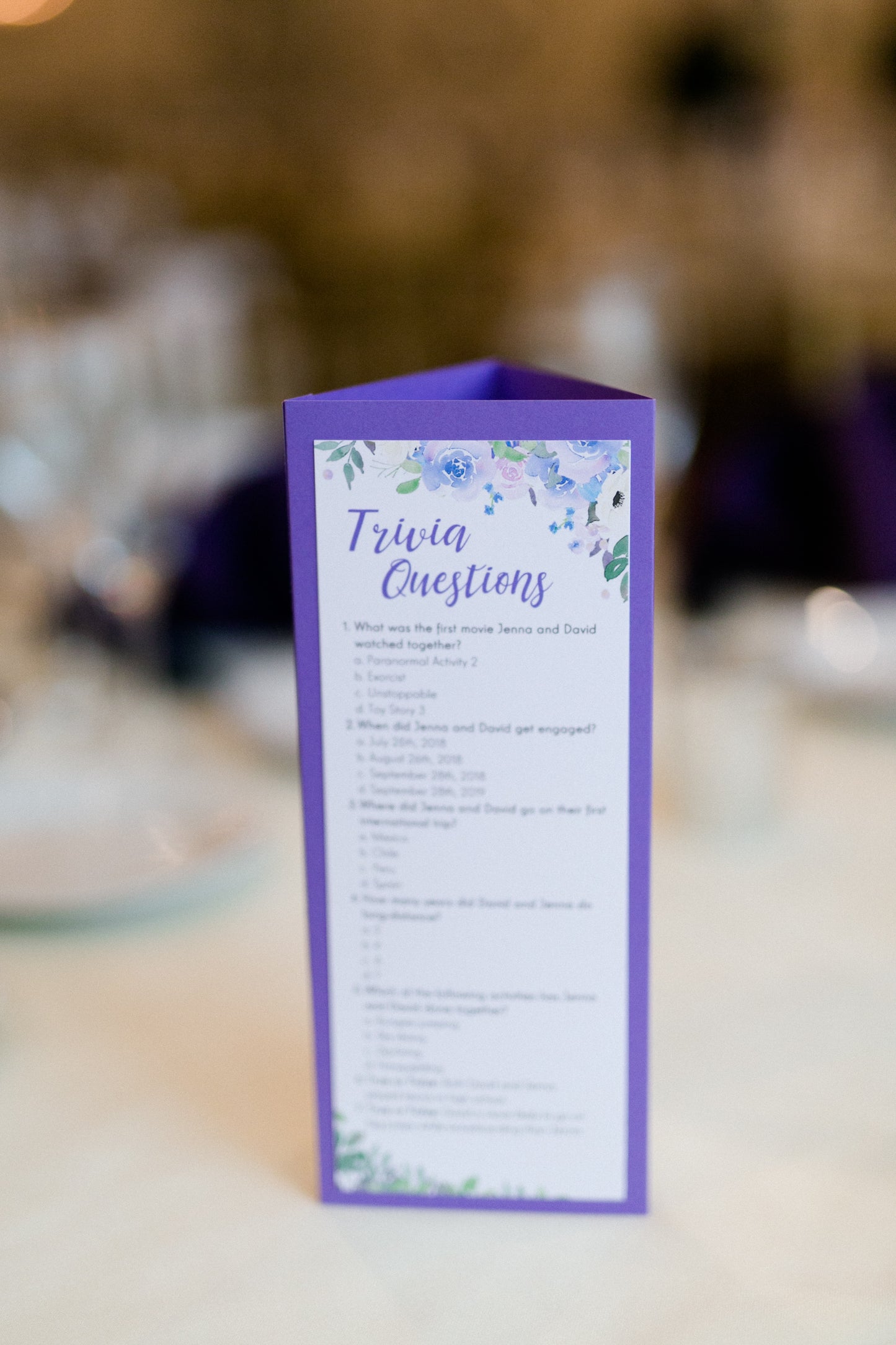 Lavender Purple Floral Wreath Wedding Invitation Suite