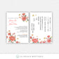 Lotus Blossom Asian Wedding Invitation Suite