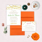 Marigold Indian Hindu Wedding Invitation