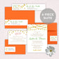 Marigold Indian Hindu Wedding Invitation