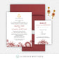 Mehndi Designs Indian Wedding Invitation Suite