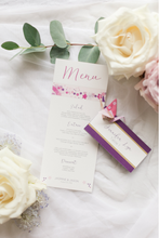 Load image into Gallery viewer, Japanese Inspired Floral Asian Wedding Invitation Suite
