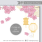 Pink Cherry Blossom Asian Wedding Invitation Suite