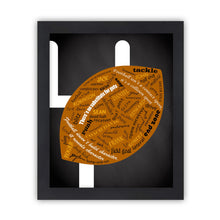 Load image into Gallery viewer, framed football art
