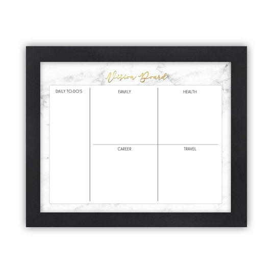 marble vision board planner