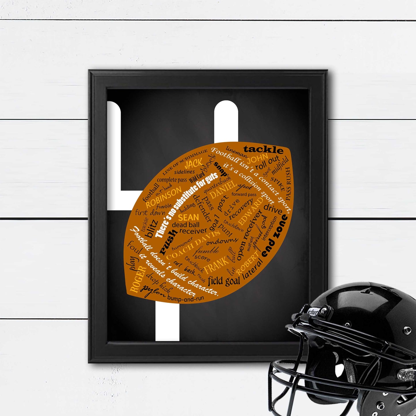 personalized gift for football player