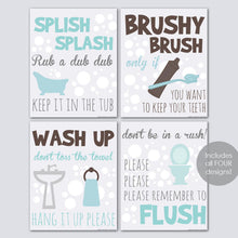 Load image into Gallery viewer, bathroom kids art
