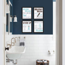 Load image into Gallery viewer, bathroom art for kids bathroom
