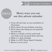 Load image into Gallery viewer, advent calendar family tradition

