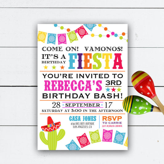 Fiesta Themed Invitation