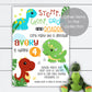 Dinosaur Birthday Party Welcome Sign