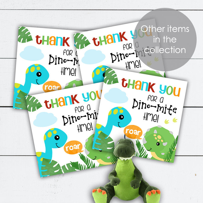 Girl Dinosaur Birthday Invitation