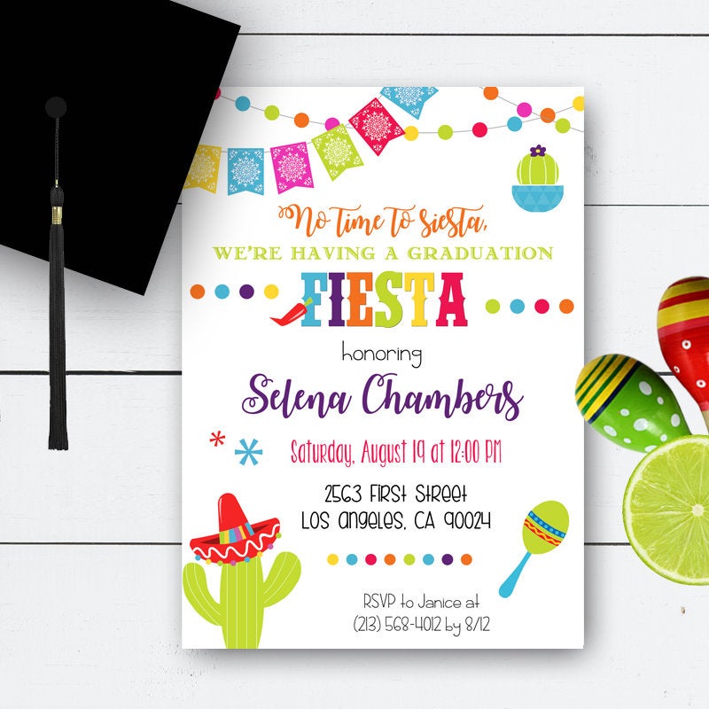 Graduation Fiesta Invitation