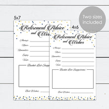 Load image into Gallery viewer, Retirement Party Advice and Wishes Card
