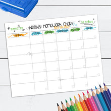 Load image into Gallery viewer, homework planner
