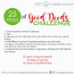 25 days of good deeds challenge
