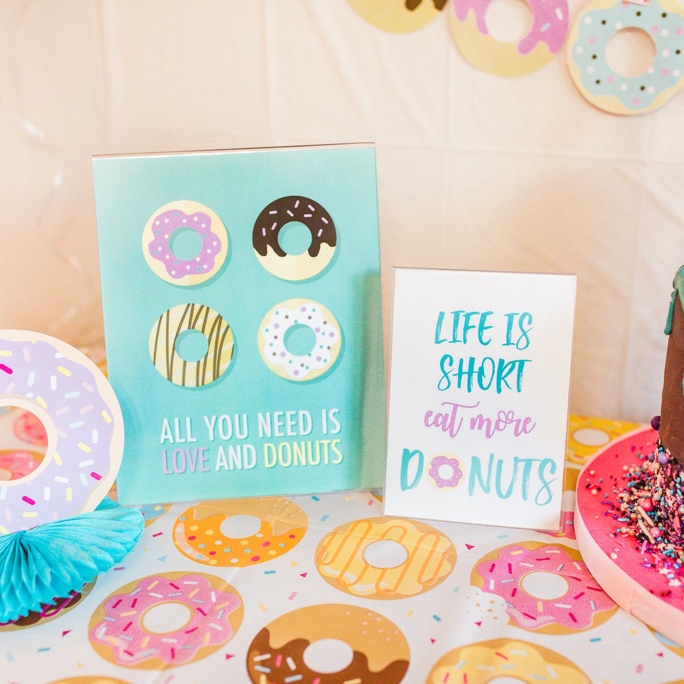 Donut Party Themed Art and Signs – La Design Boutique