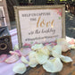 Custom Wedding Hashtag Sign to Capture the Love