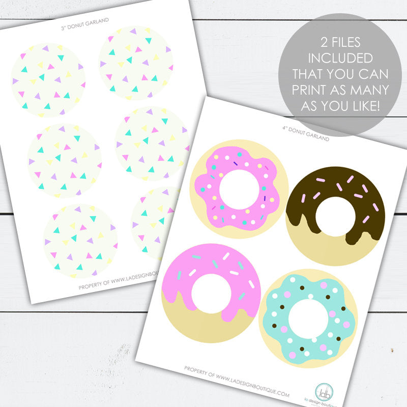 donut party banner