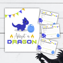 Load image into Gallery viewer, Adopt a Dragon Station with Certificate and Sign
