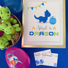 Load image into Gallery viewer, Adopt a Dragon Station with Certificate and Sign
