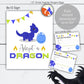 Adopt a Dragon Station with Certificate and Sign