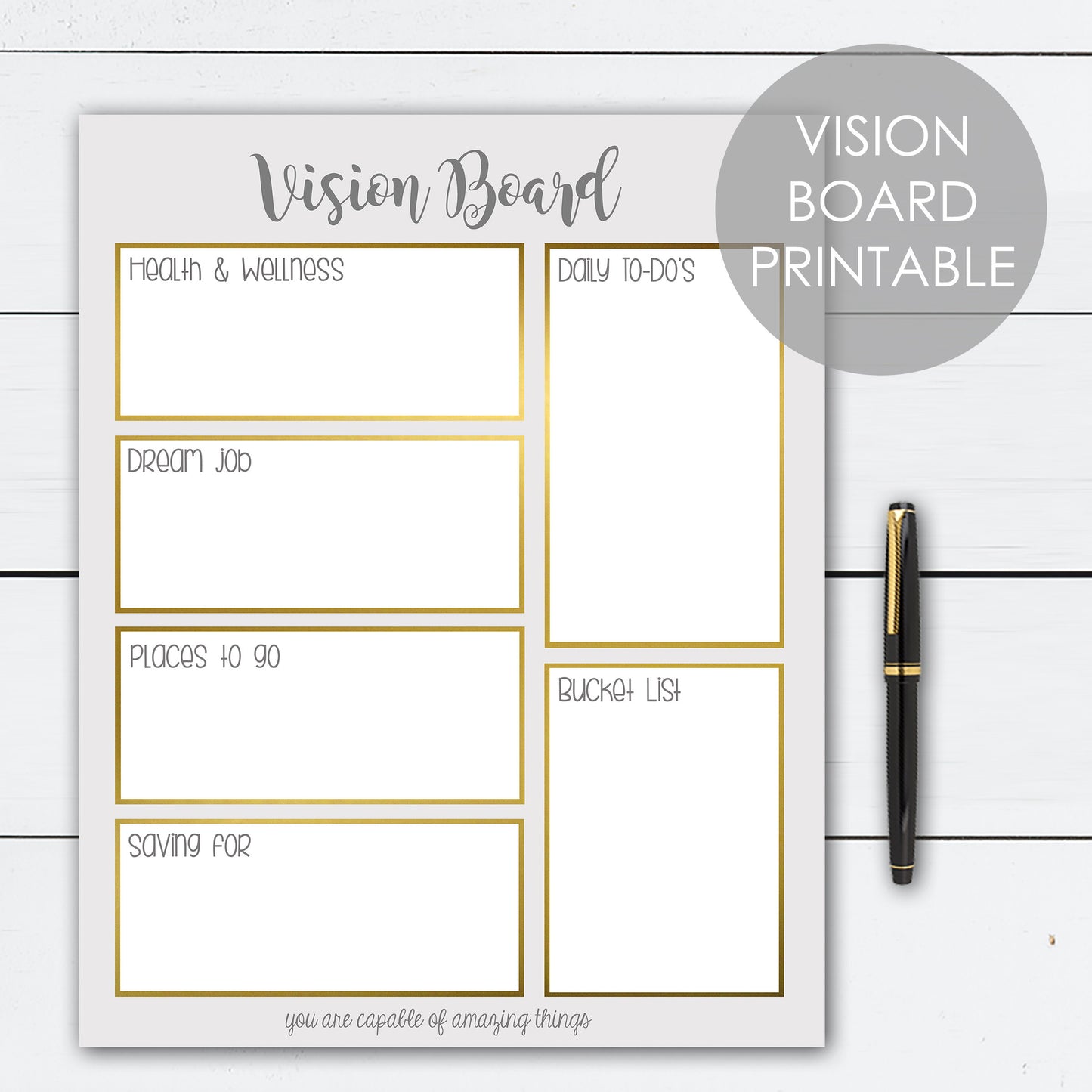 vision board printable