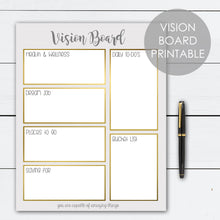 Load image into Gallery viewer, vision board printable
