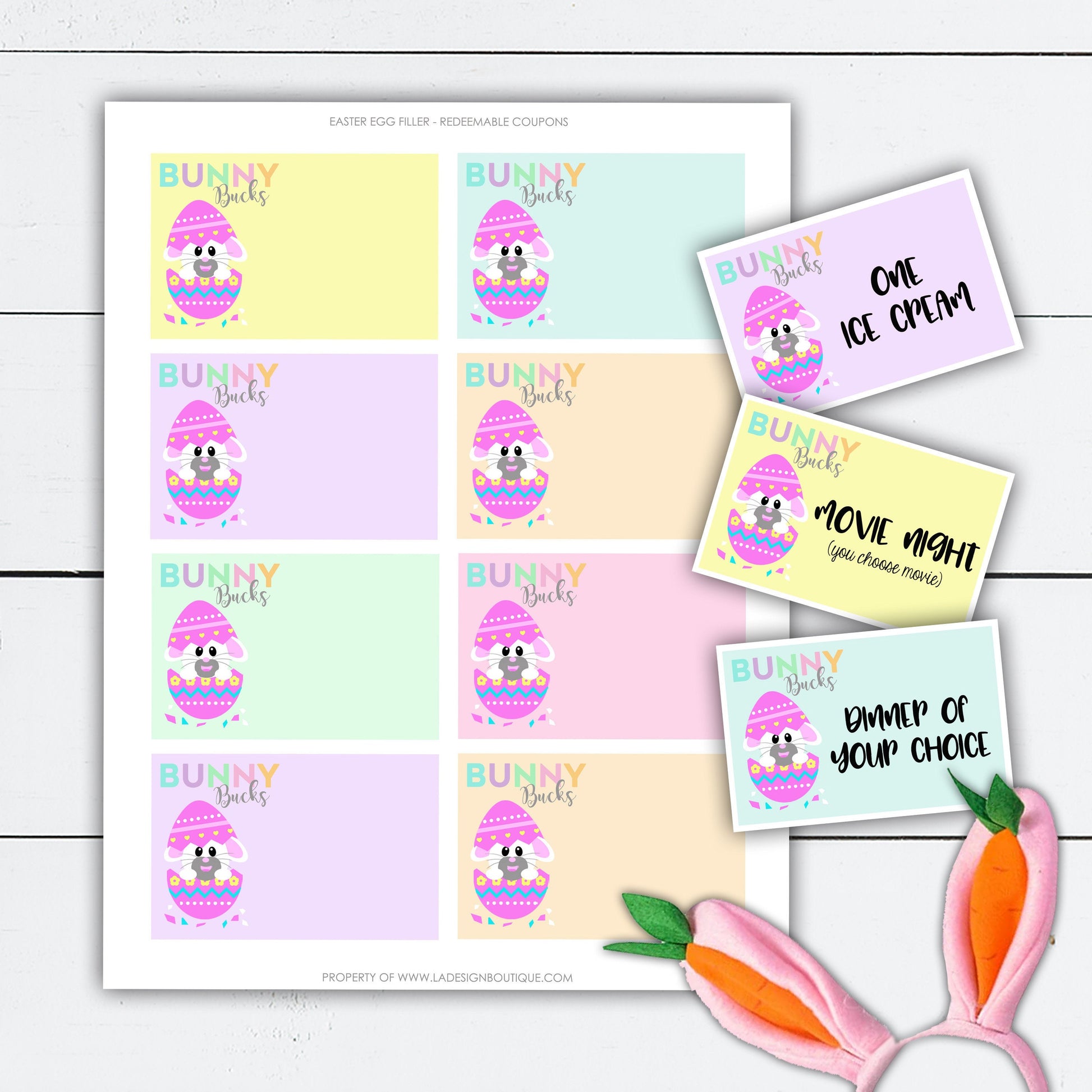 Easter egg hunt coupons