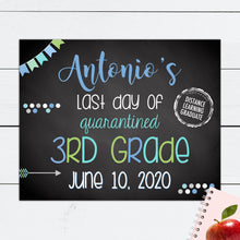 Load image into Gallery viewer, Last Day of School, Last Day of School Sign, Last Day of School Printable, Chalkboard, Milestone Board, Preschool Sign, Kindergarten, DIY
