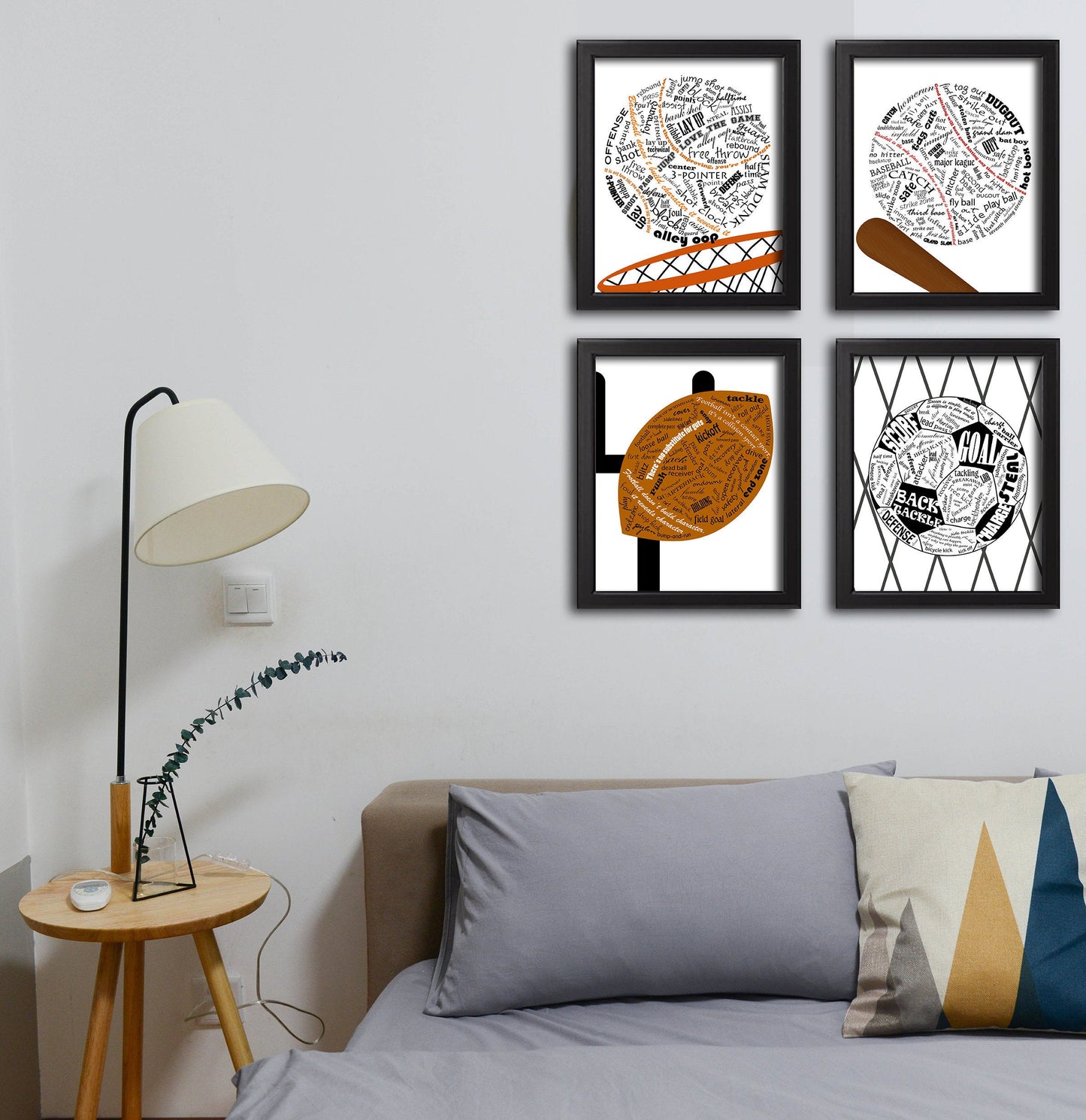 sports wall decor printable