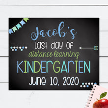 Load image into Gallery viewer, Last Day of School, Last Day of School Sign, Last Day of School Printable, Chalkboard, Milestone Board, Preschool Sign, Kindergarten, DIY
