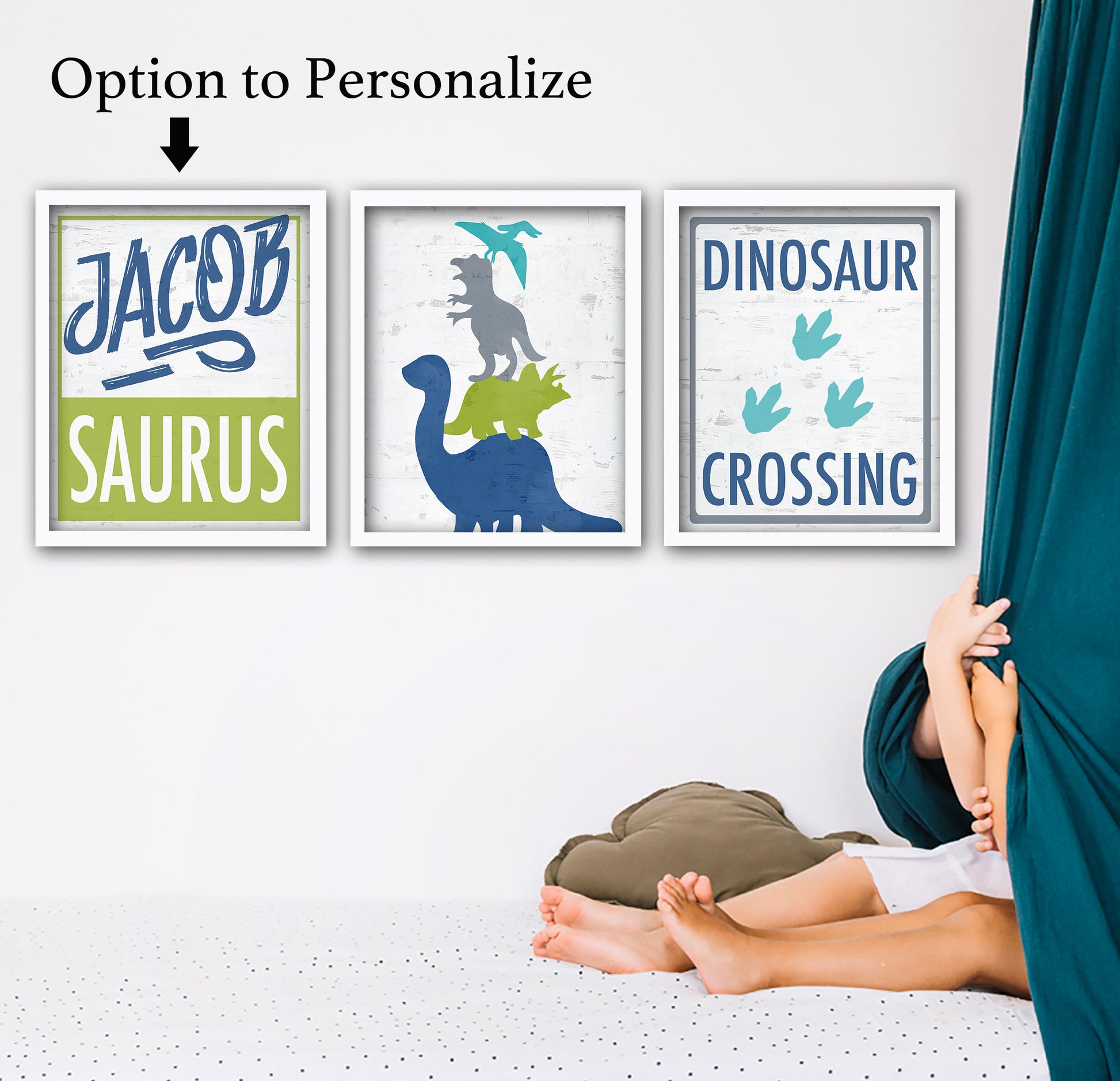 personalized dinosaur art 